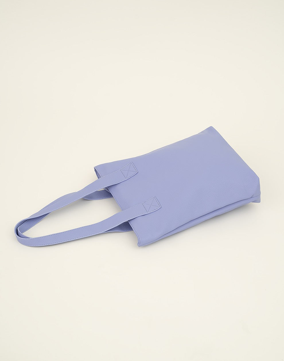 Shopper met rits paars