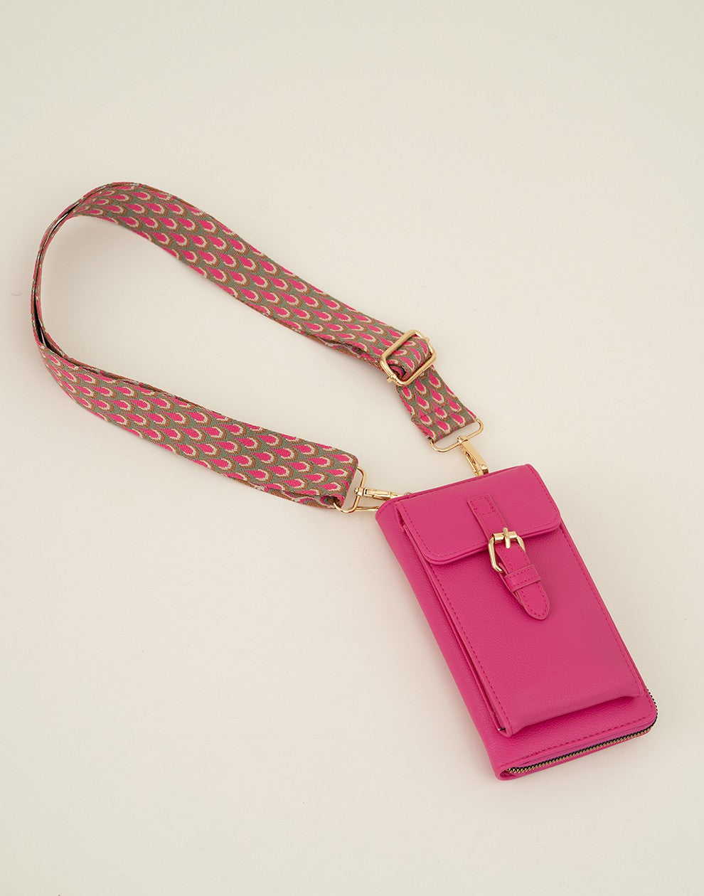 Telefoon tasje fuchsia