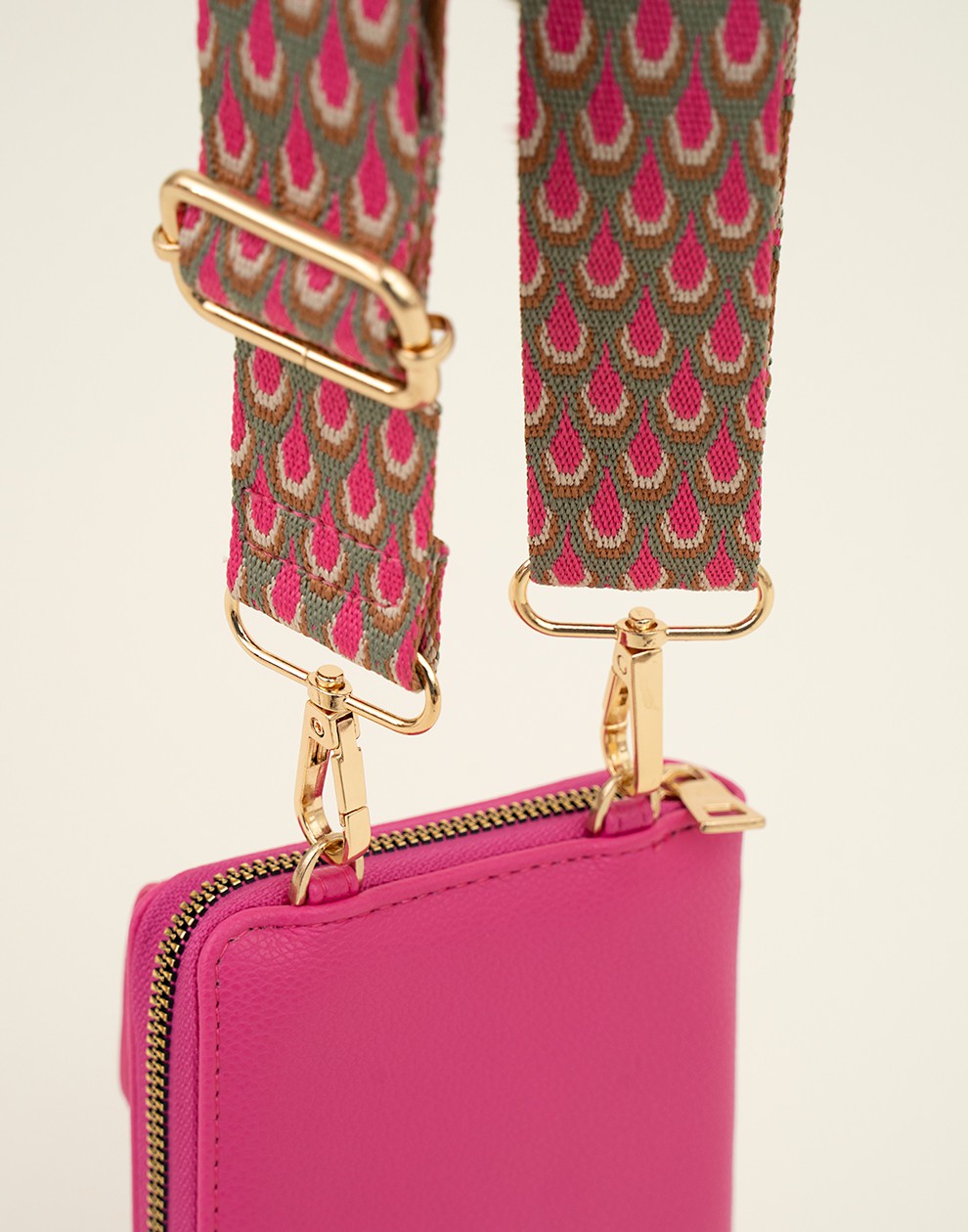Telefoon tasje fuchsia