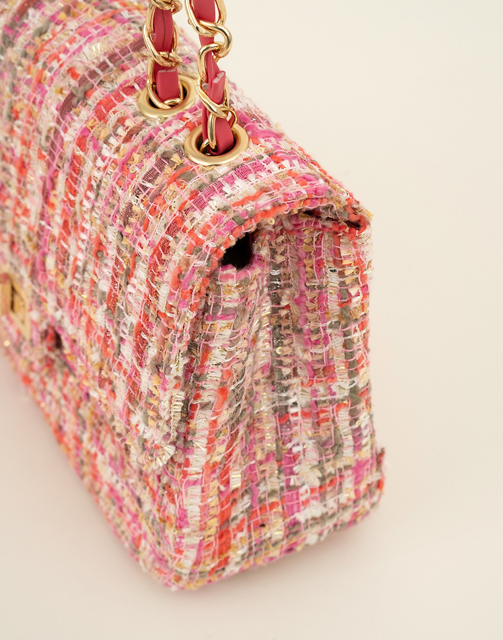 Luxe schouder of crossbody tas fuchsia