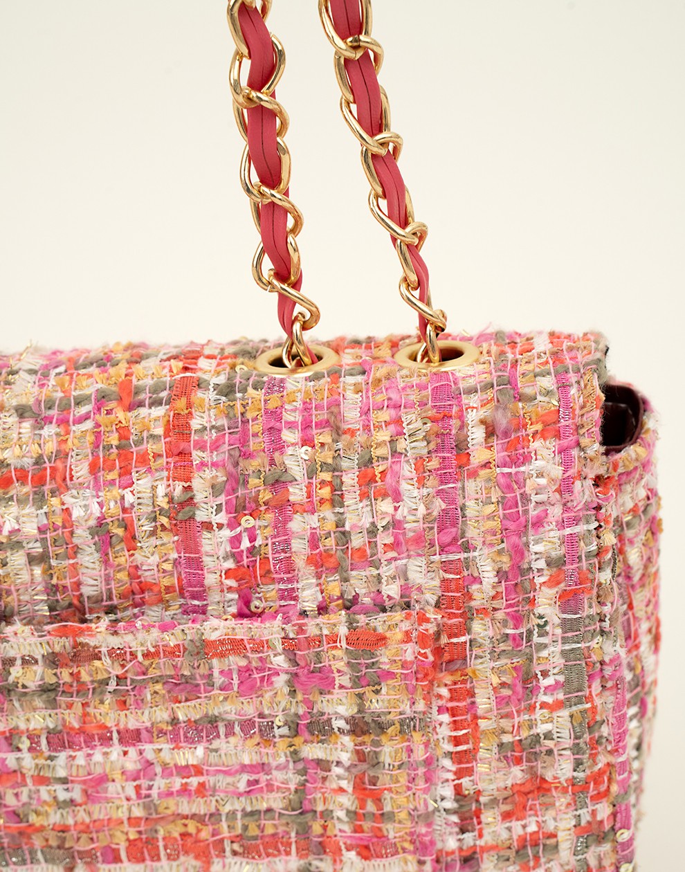 Luxe schouder of crossbody tas fuchsia