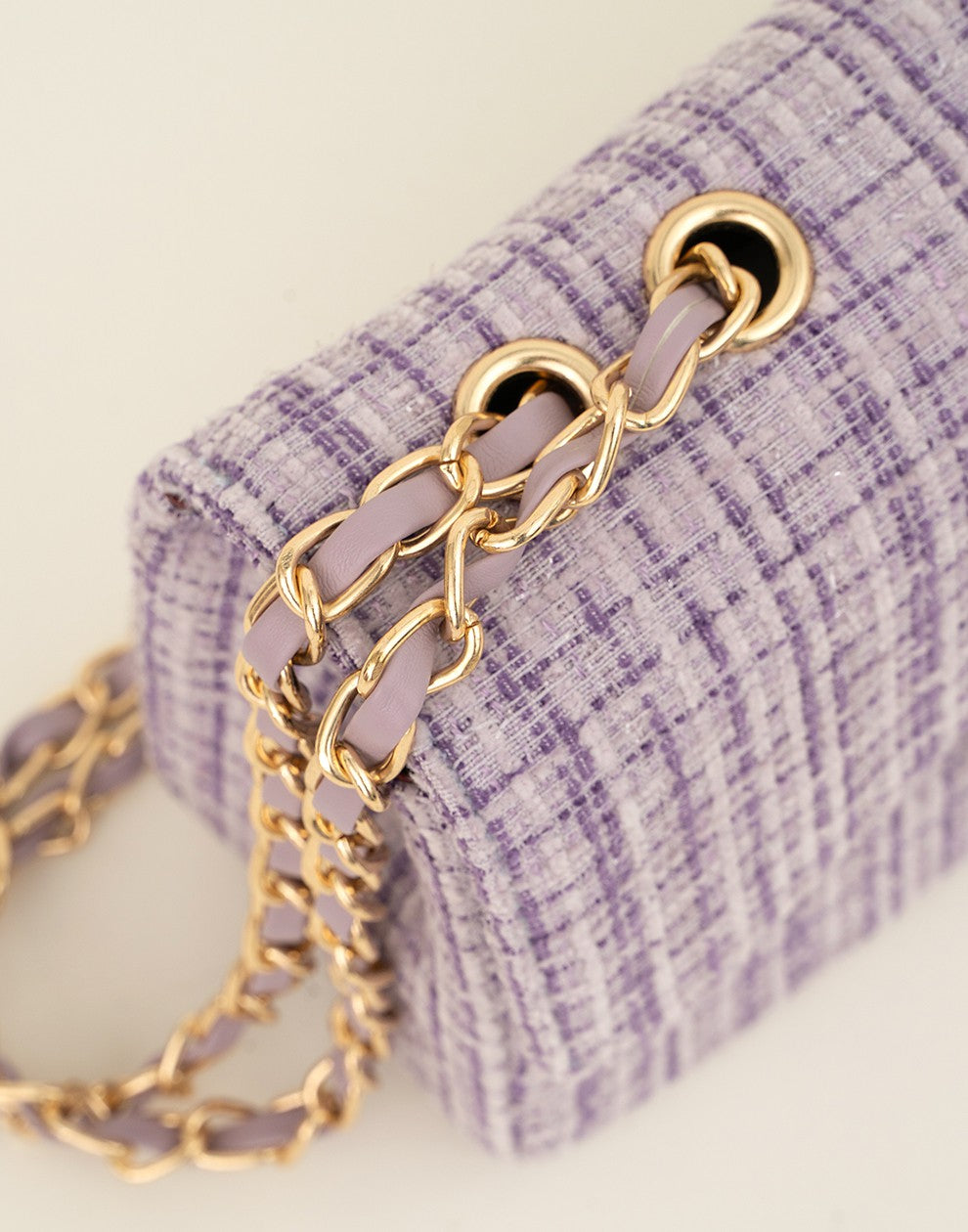 Luxe schouder of crossbody tas lila
