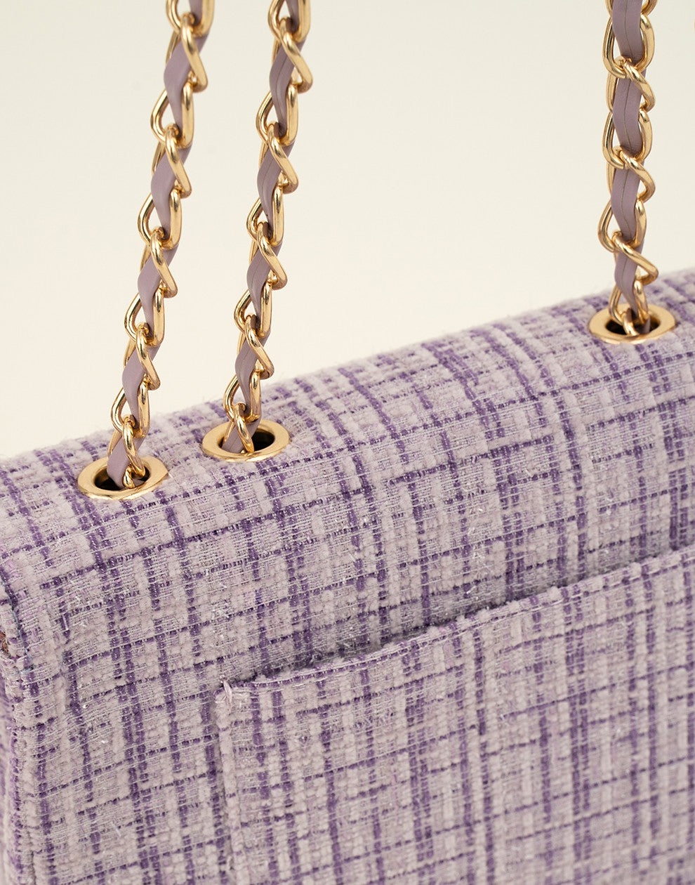 Luxe schouder of crossbody tas lila