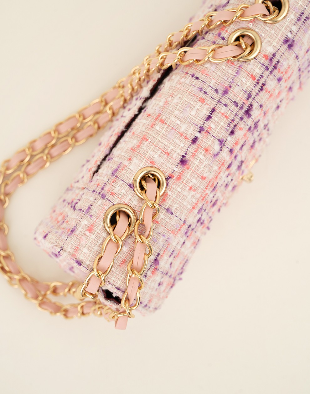 Luxe schouder of crossbody tas paars