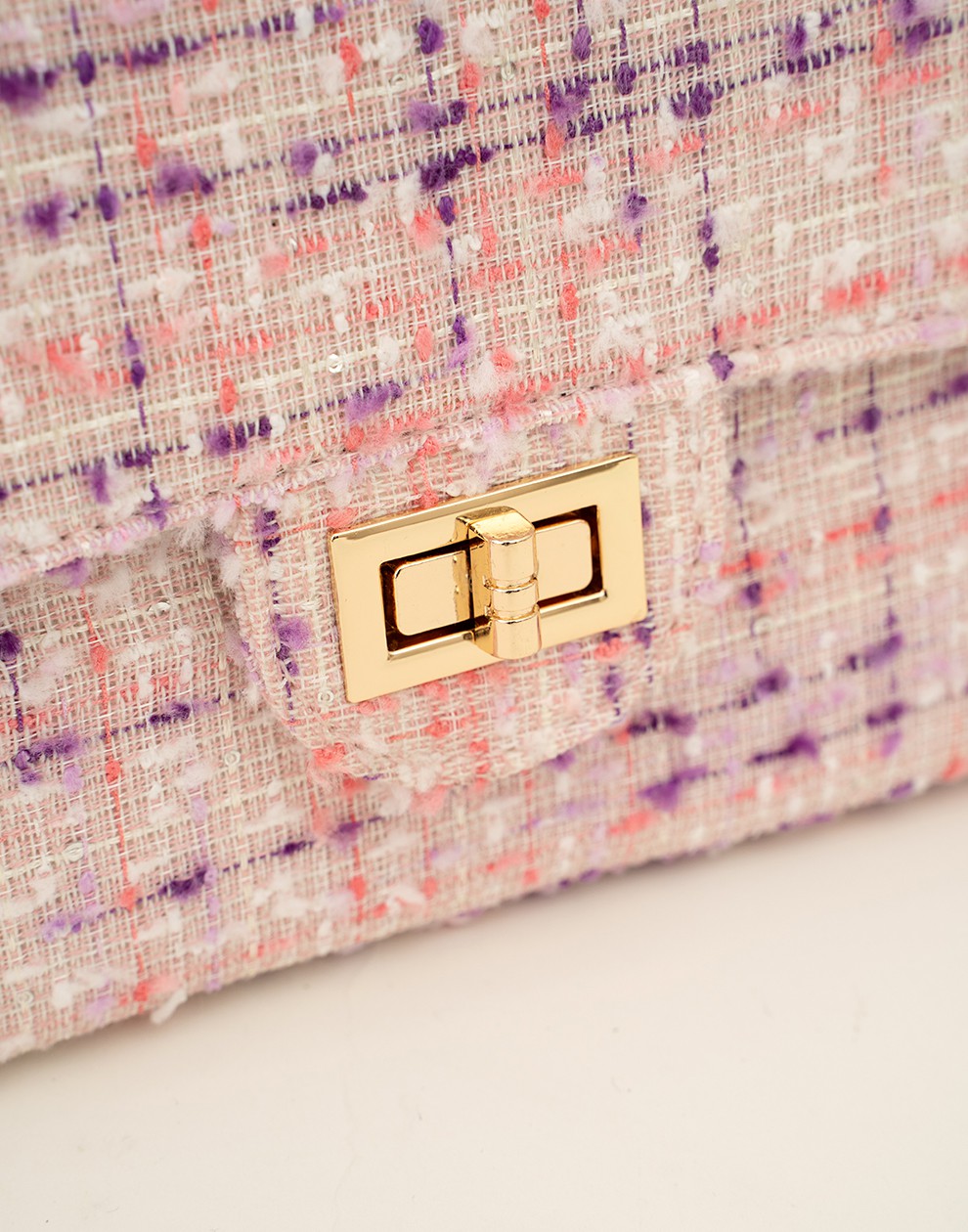 Luxe schouder of crossbody tas paars