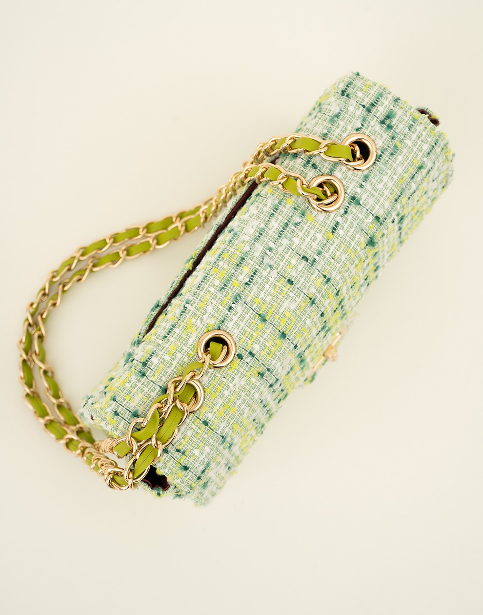 Luxe crossbody tas mint groen