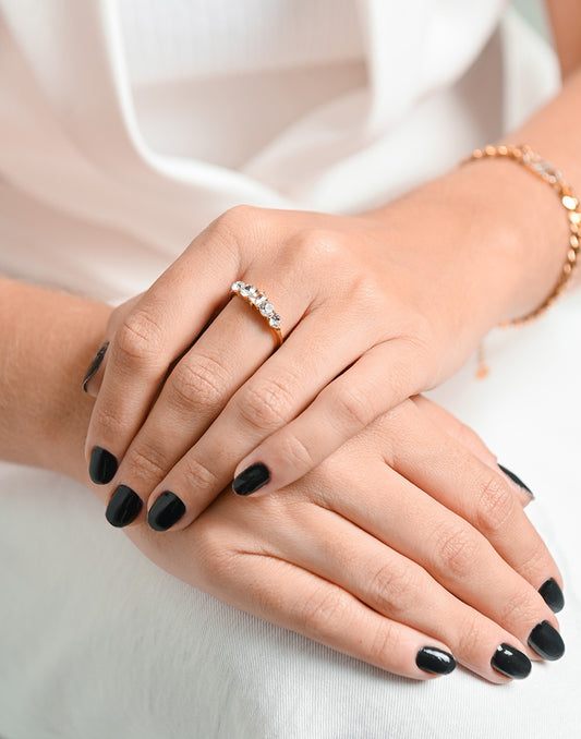 Kristal vintage ring