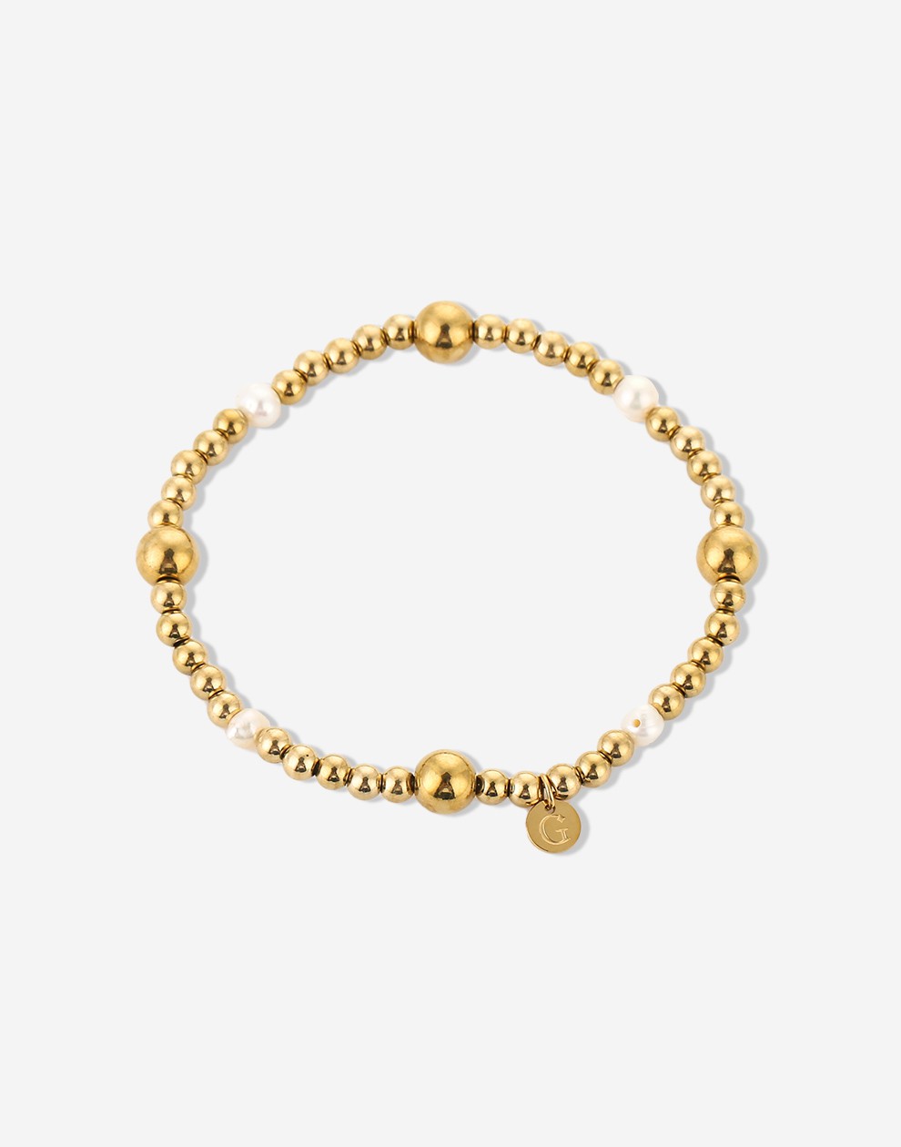 armband bolletjes met parels