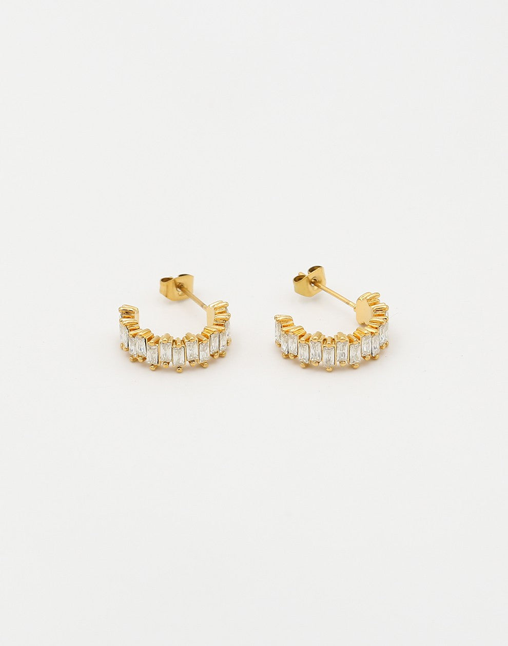 Zirkonia hoops crystal