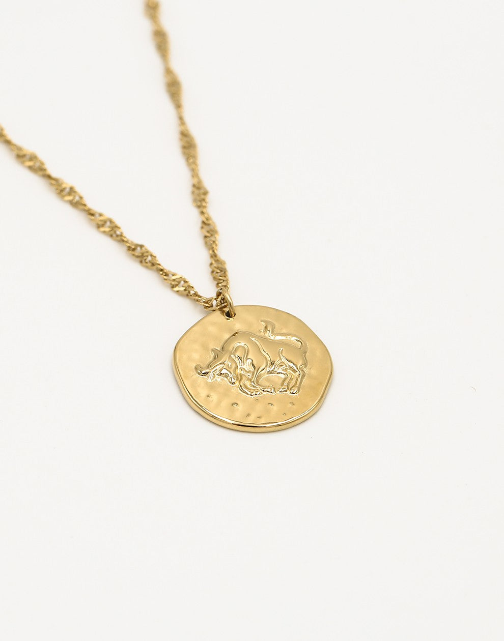 Sterrenbeeld zodiac ketting stier goudkleurig