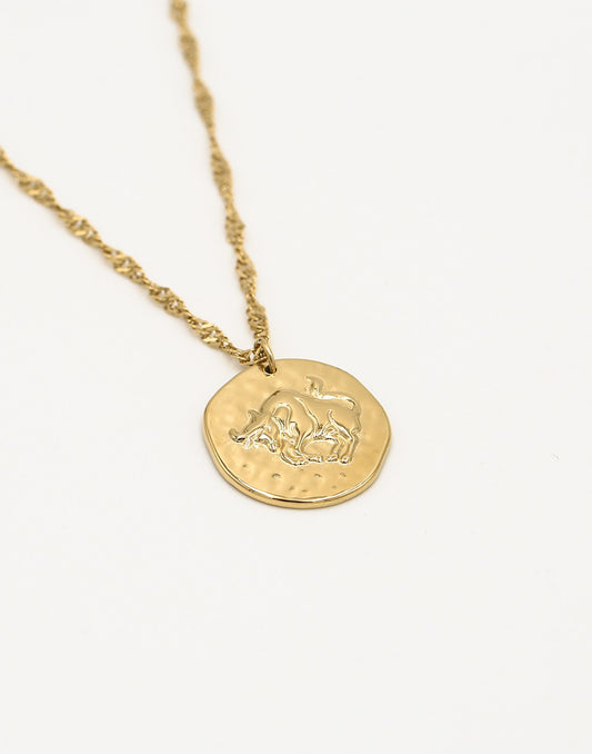 Sterrenbeeld zodiac ketting stier goudkleurig