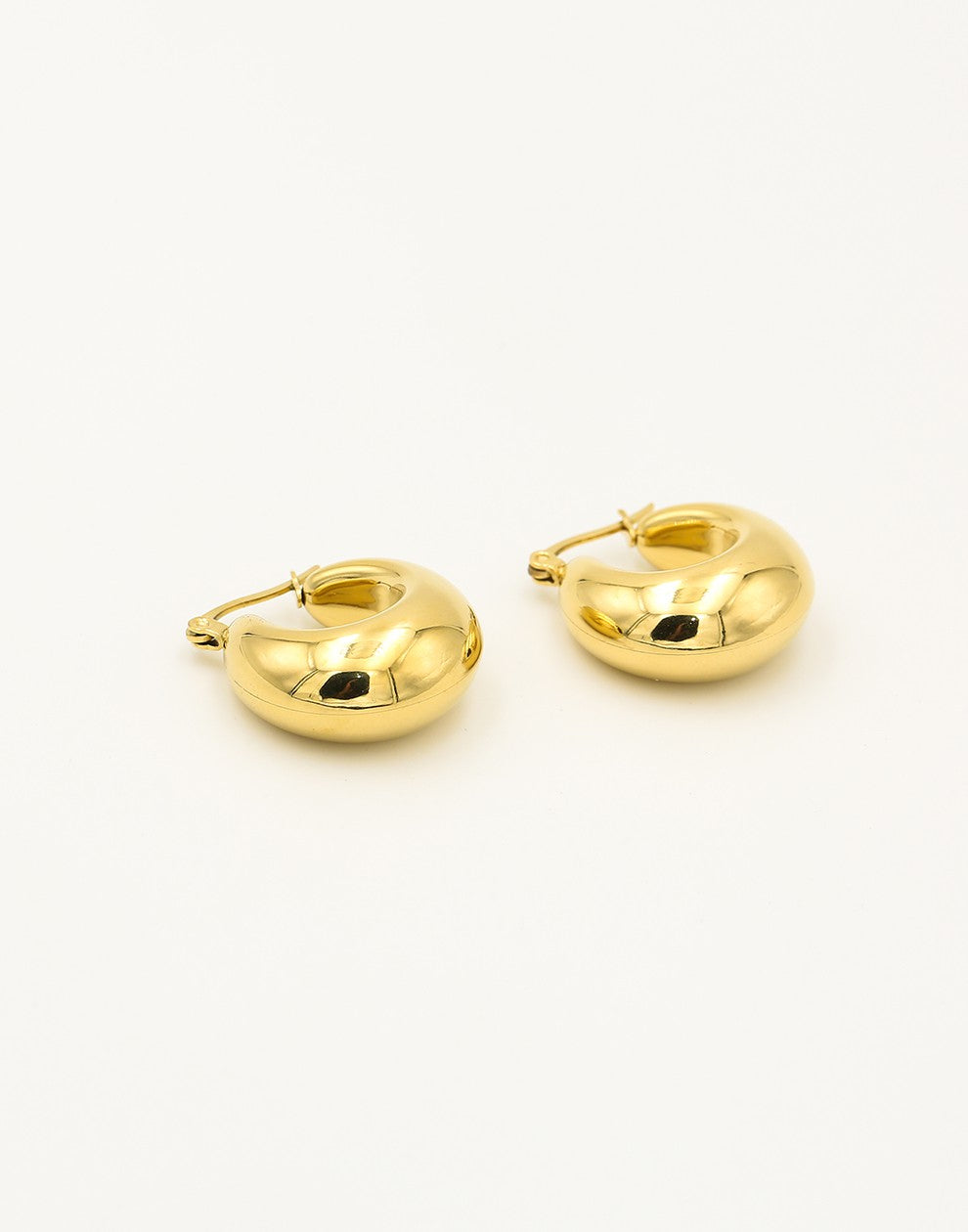 bold vintage hoops goudkleurig