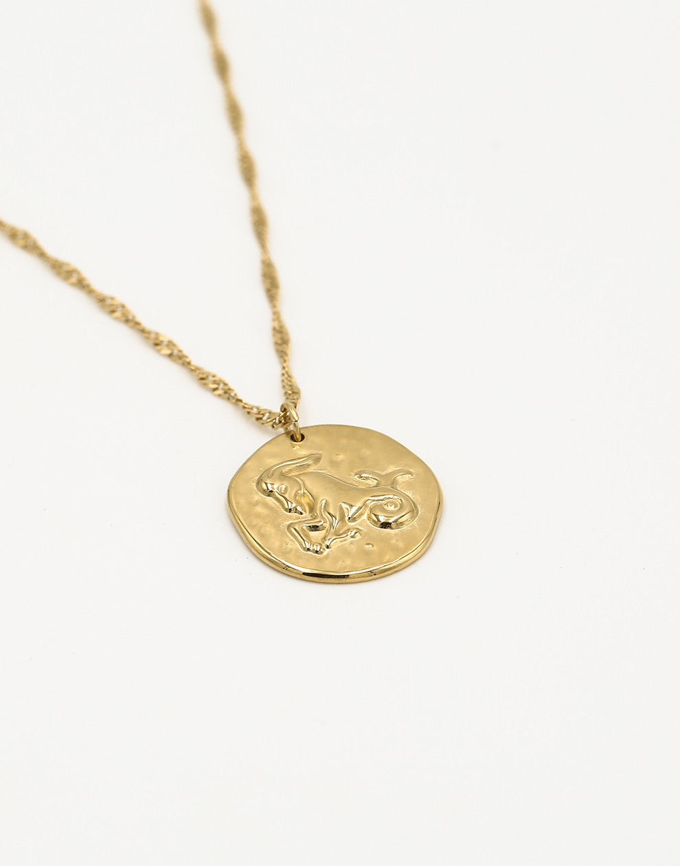 Sterrenbeeld zodiac ketting steenbok goudkleurig