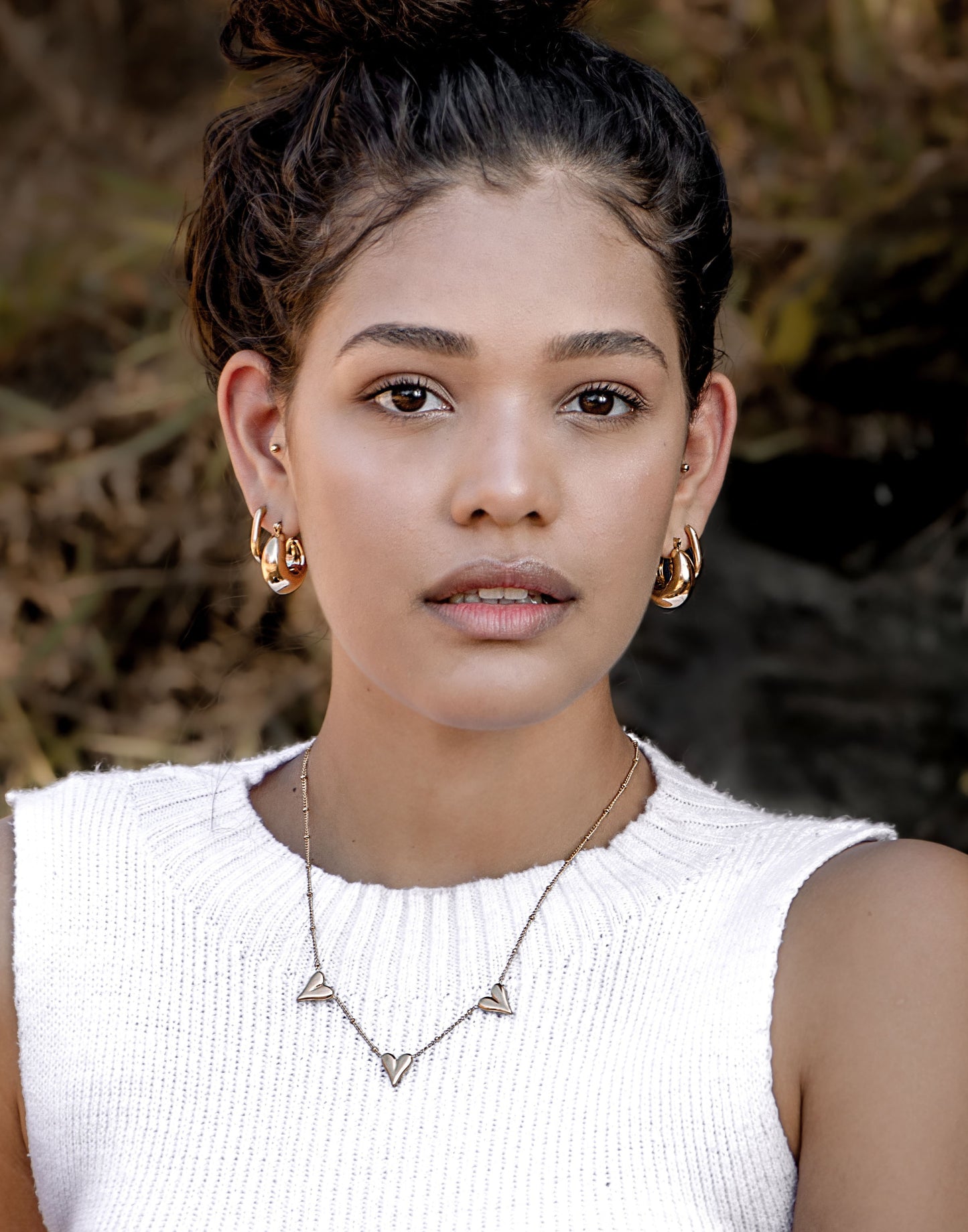 bold vintage hoops goudkleurig