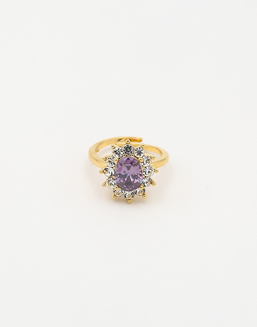 vintage statement ring lila