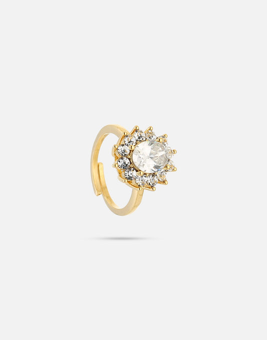 vintage statement ring kristal