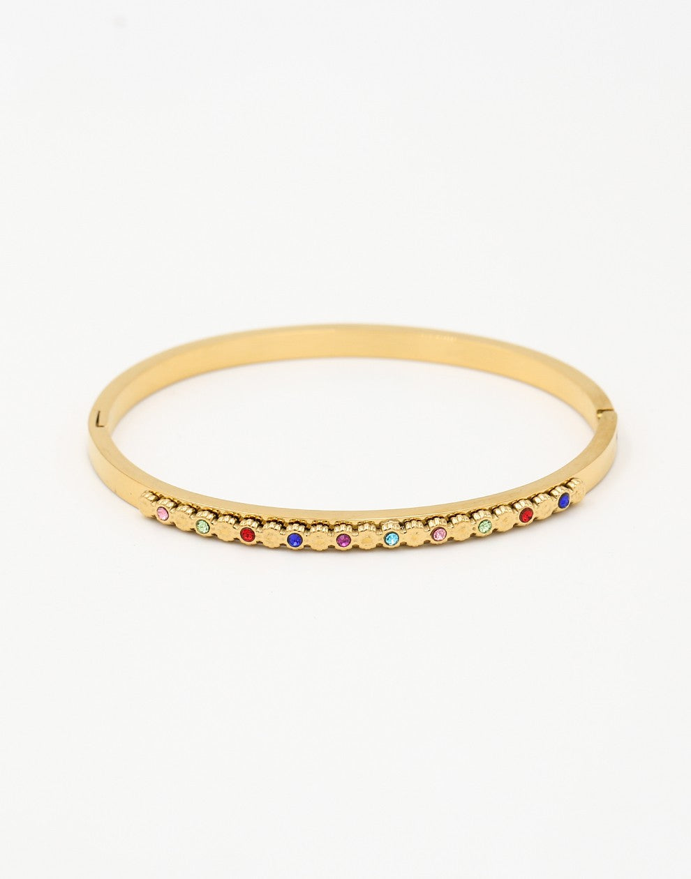 Bangle multi color strass