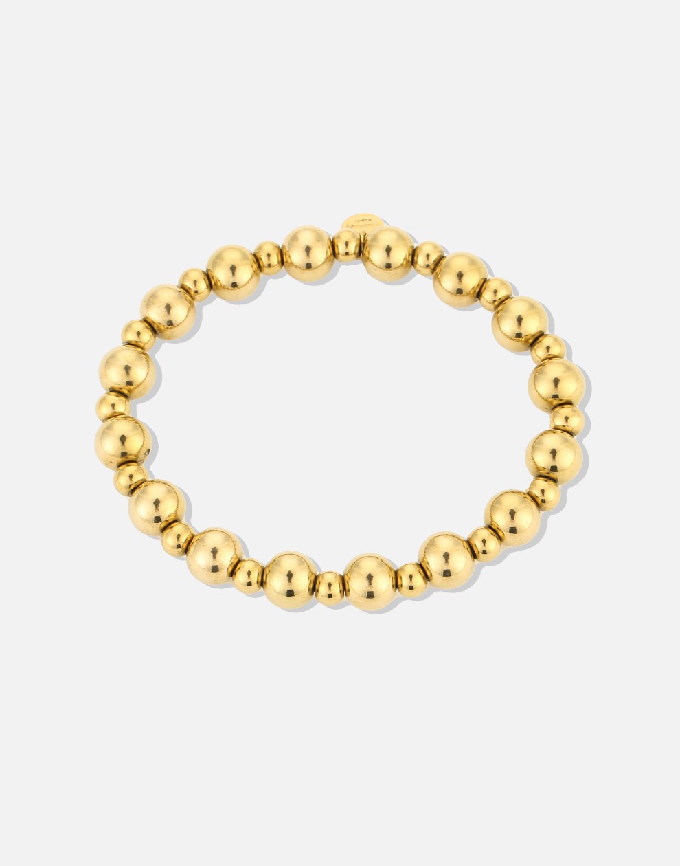 statement armband bollen goudkleurig
