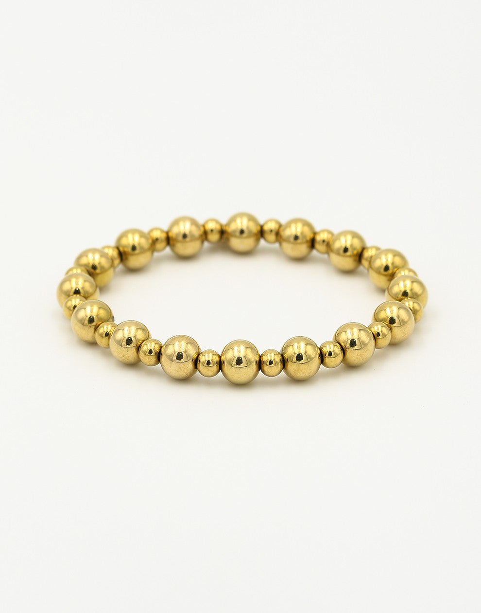 statement armband bollen goudkleurig