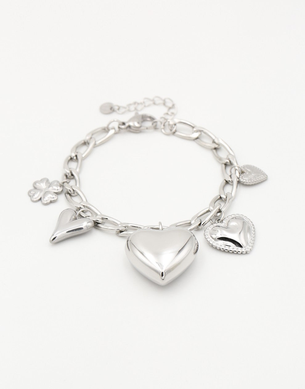 Bedelarmband love stories zilverkleurig