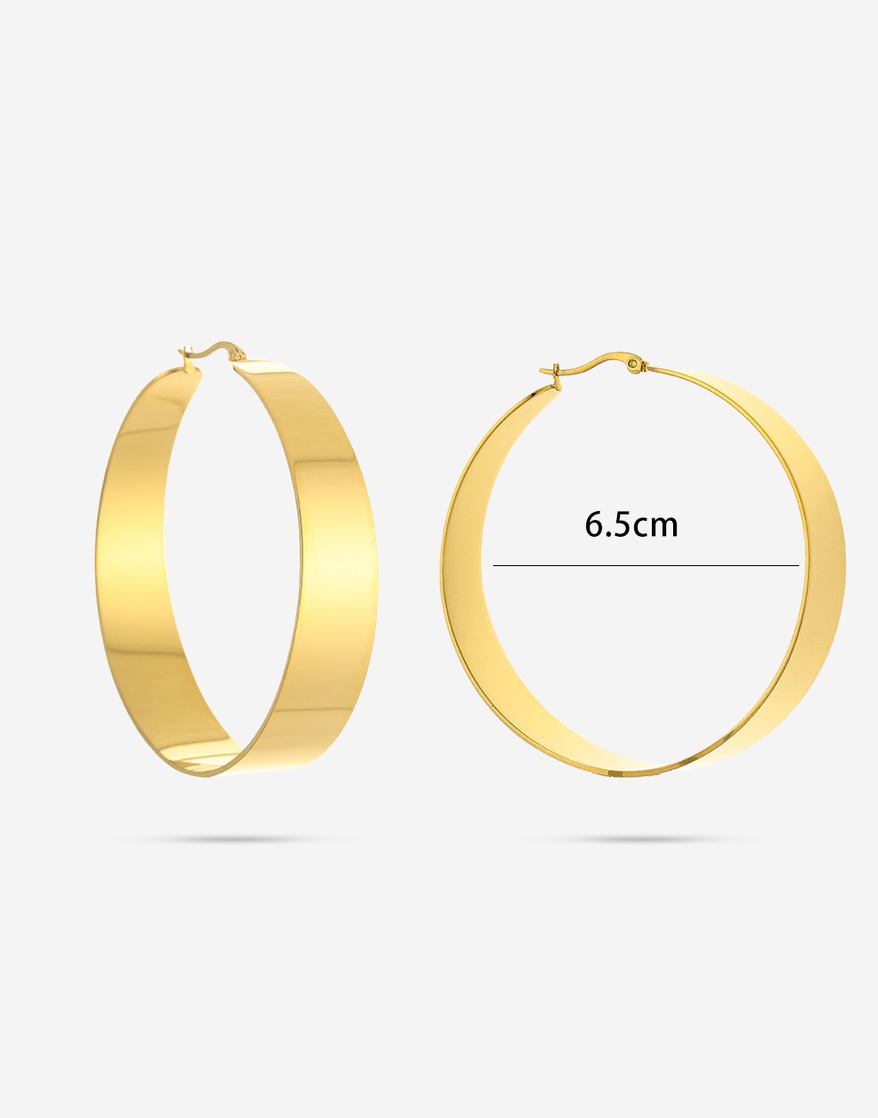 chunky hoops xl goudkleurig