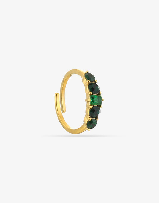 groene vintage ring