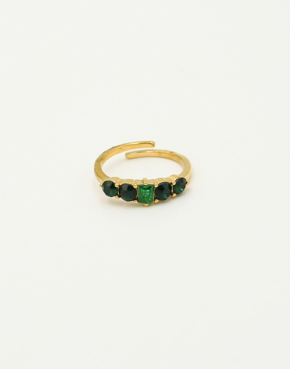 groene vintage ring