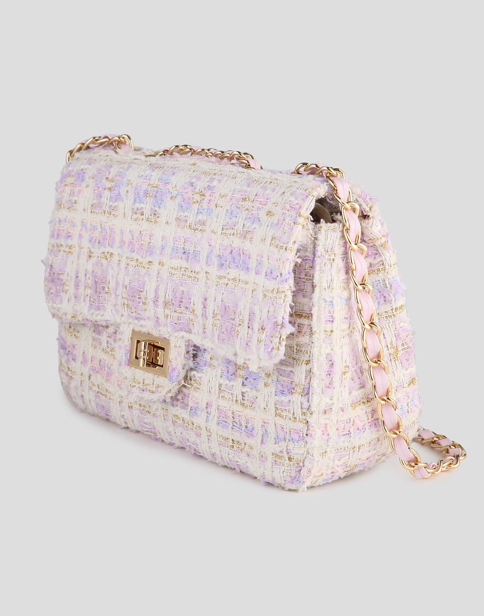 Luxe crossbody tas lila