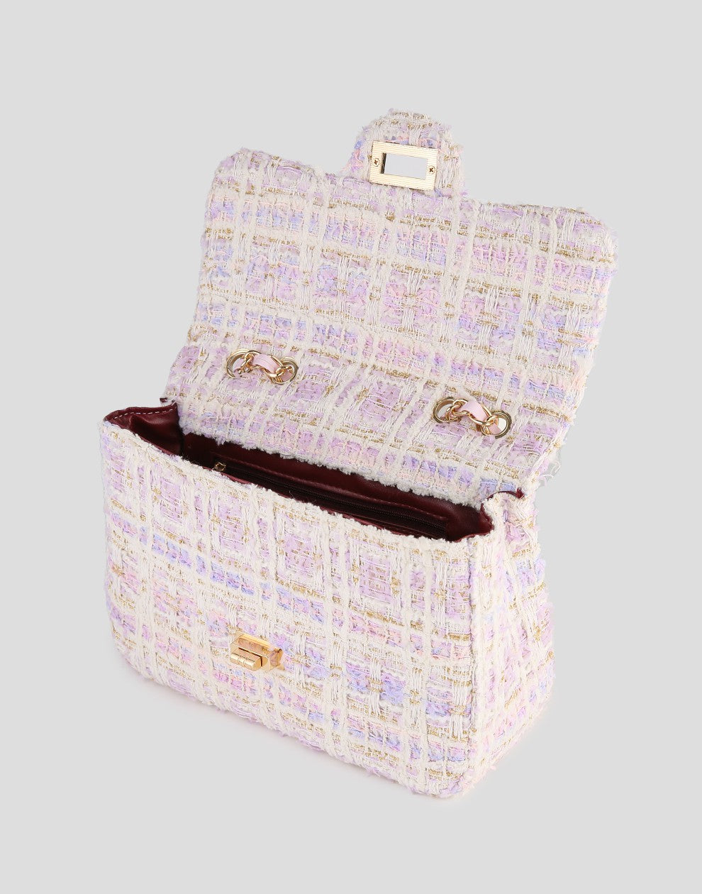 Luxe crossbody tas lila