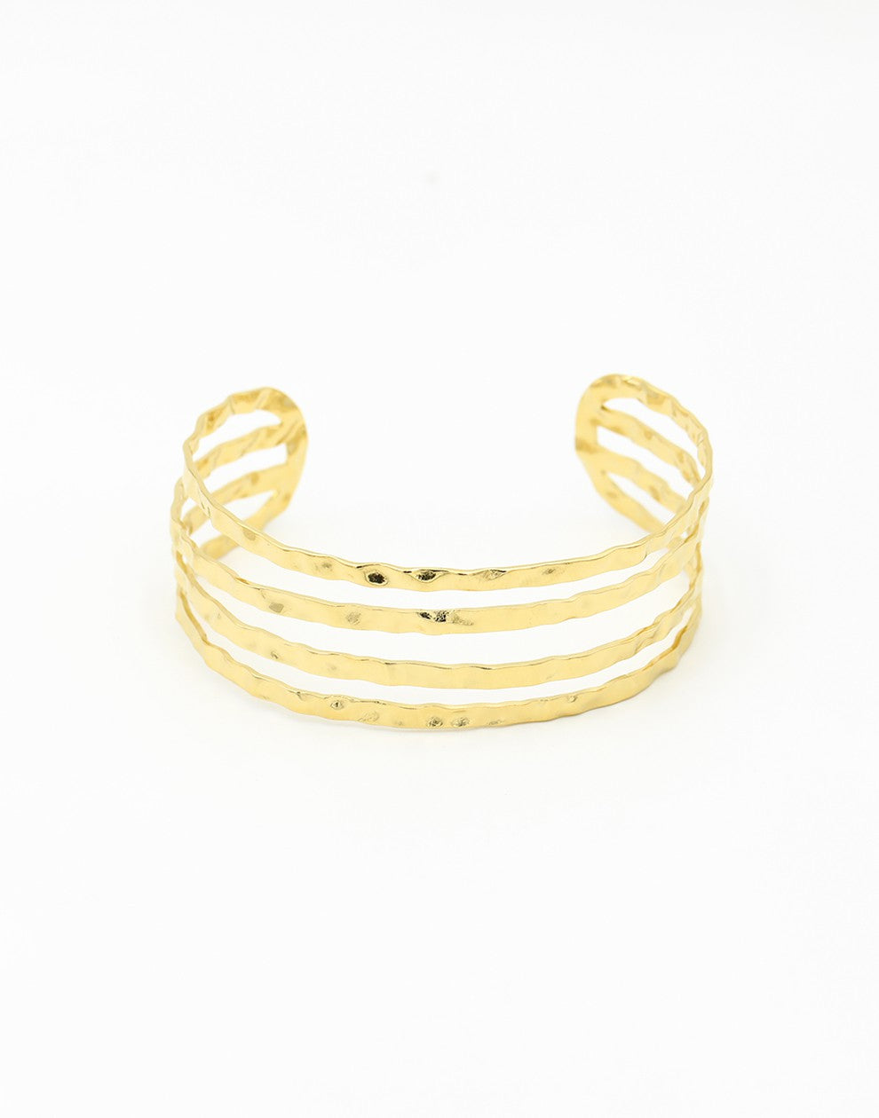 armband vintage bangle goudkleurig