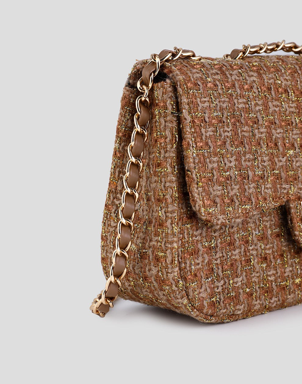 luxe crossbody tas khaki
