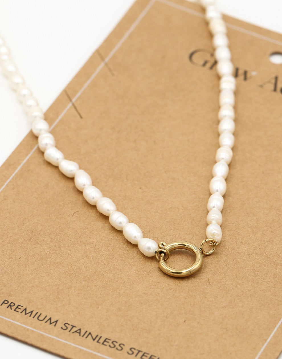 Parelketting met slotje