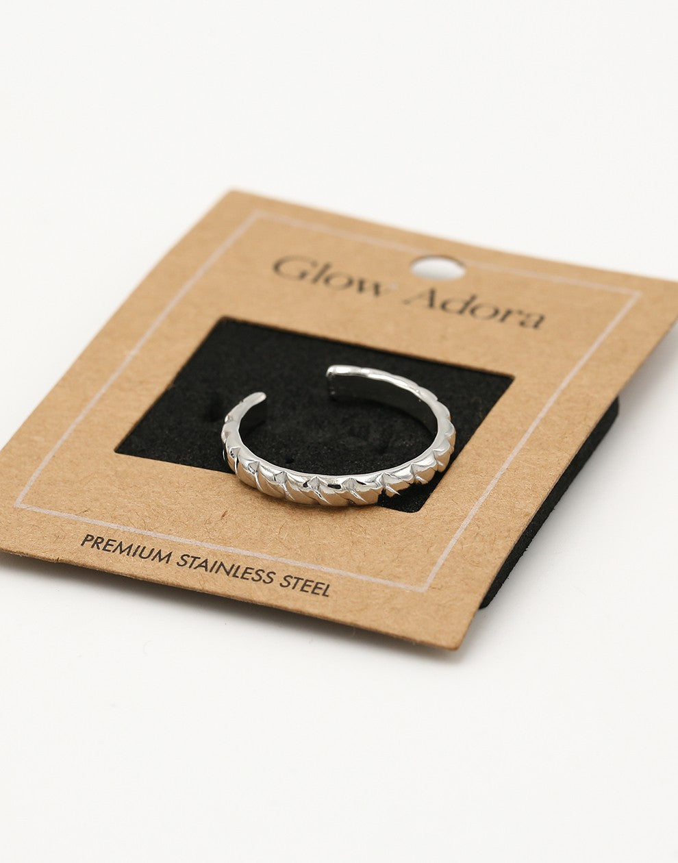 Ring bolletjes zilverkleurig