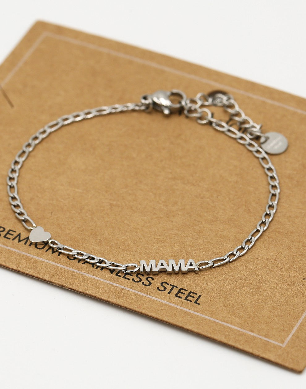 Armband mama zilverkleurig