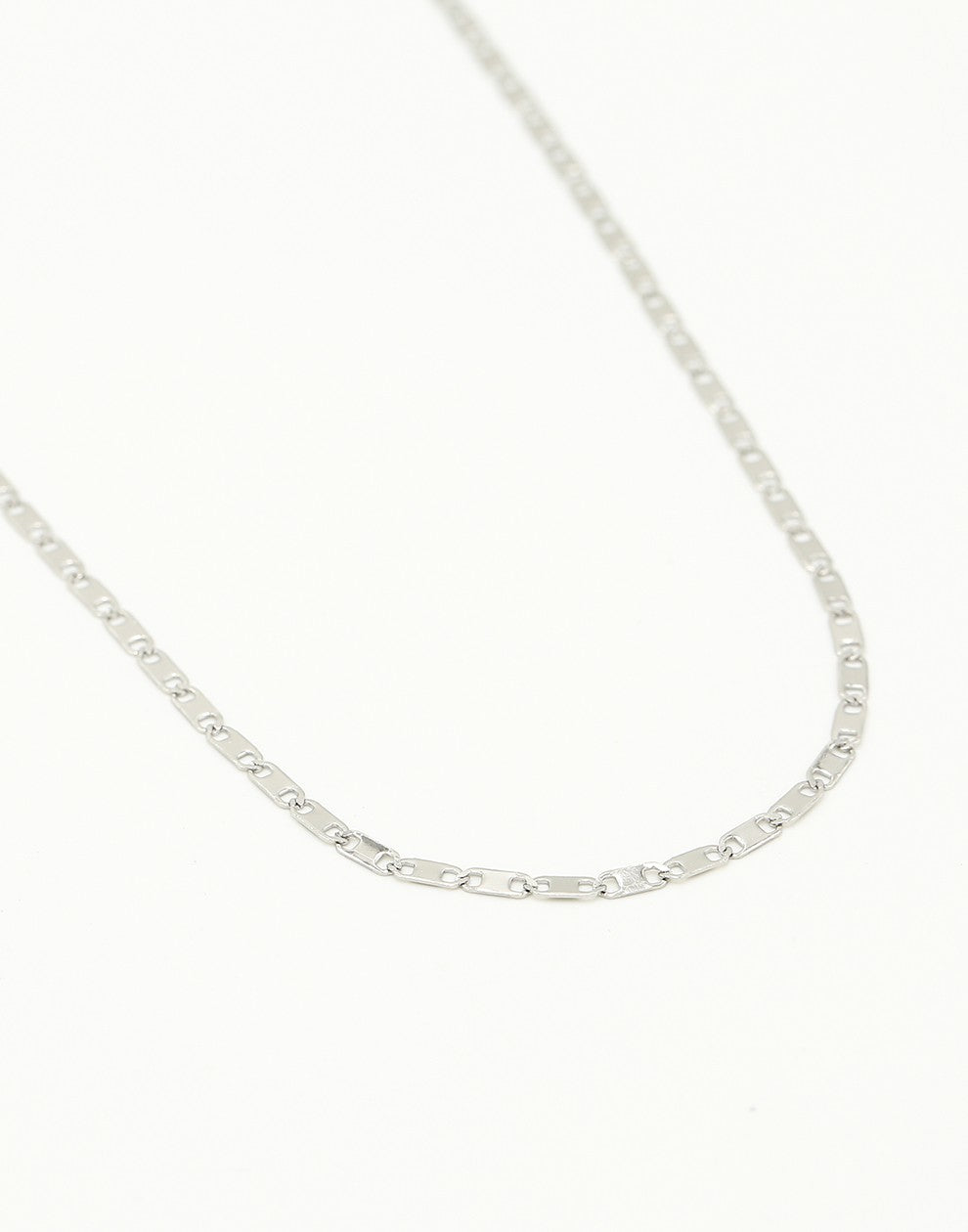 Schakelketting fijn zilverkleurig