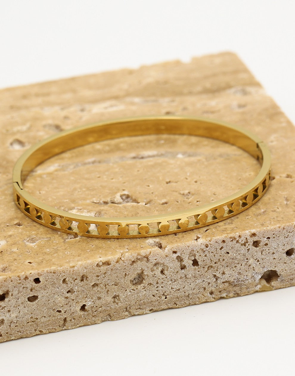 Bangle cirkels goudkleurig