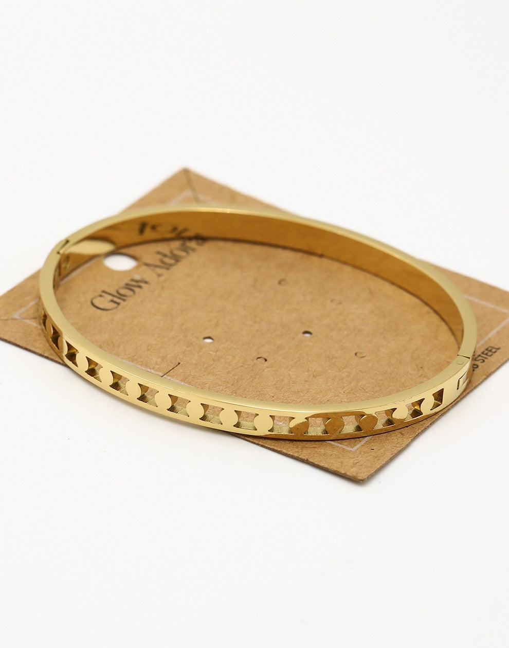 Bangle cirkels goudkleurig