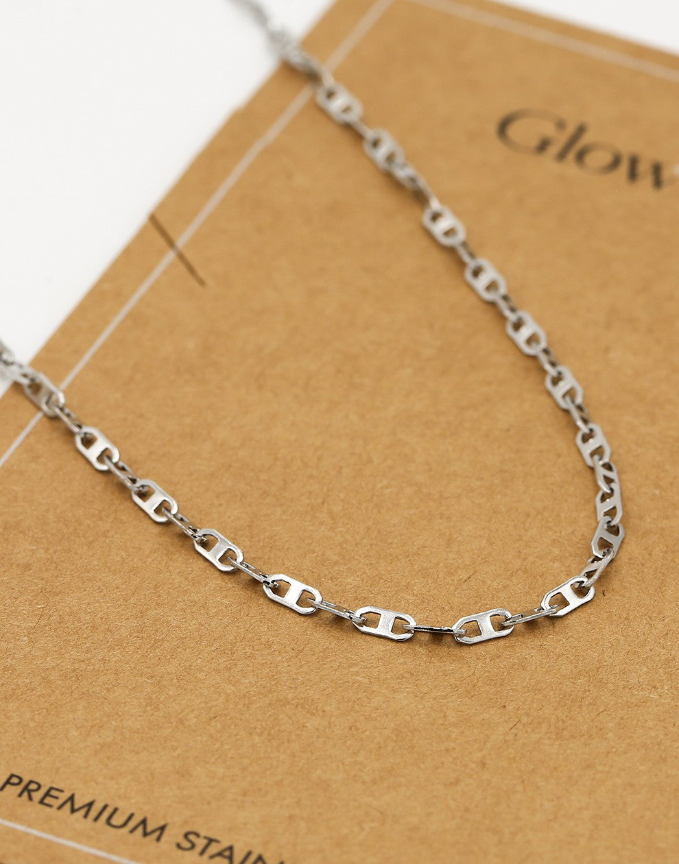 Schakelketting gucci zilverkleurig