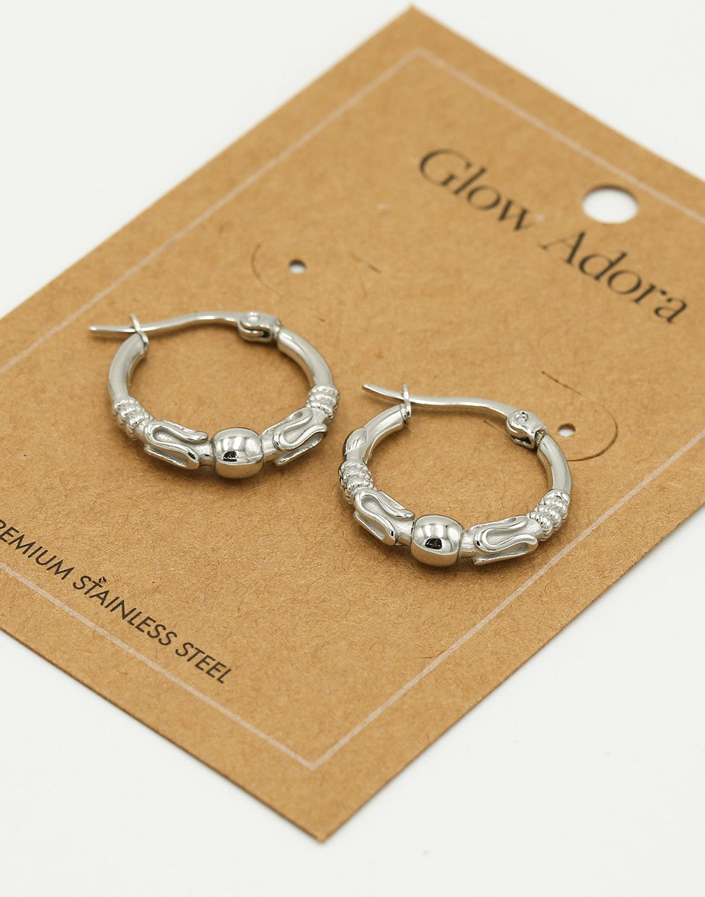 Bali hoop zilverkleurig 16mm