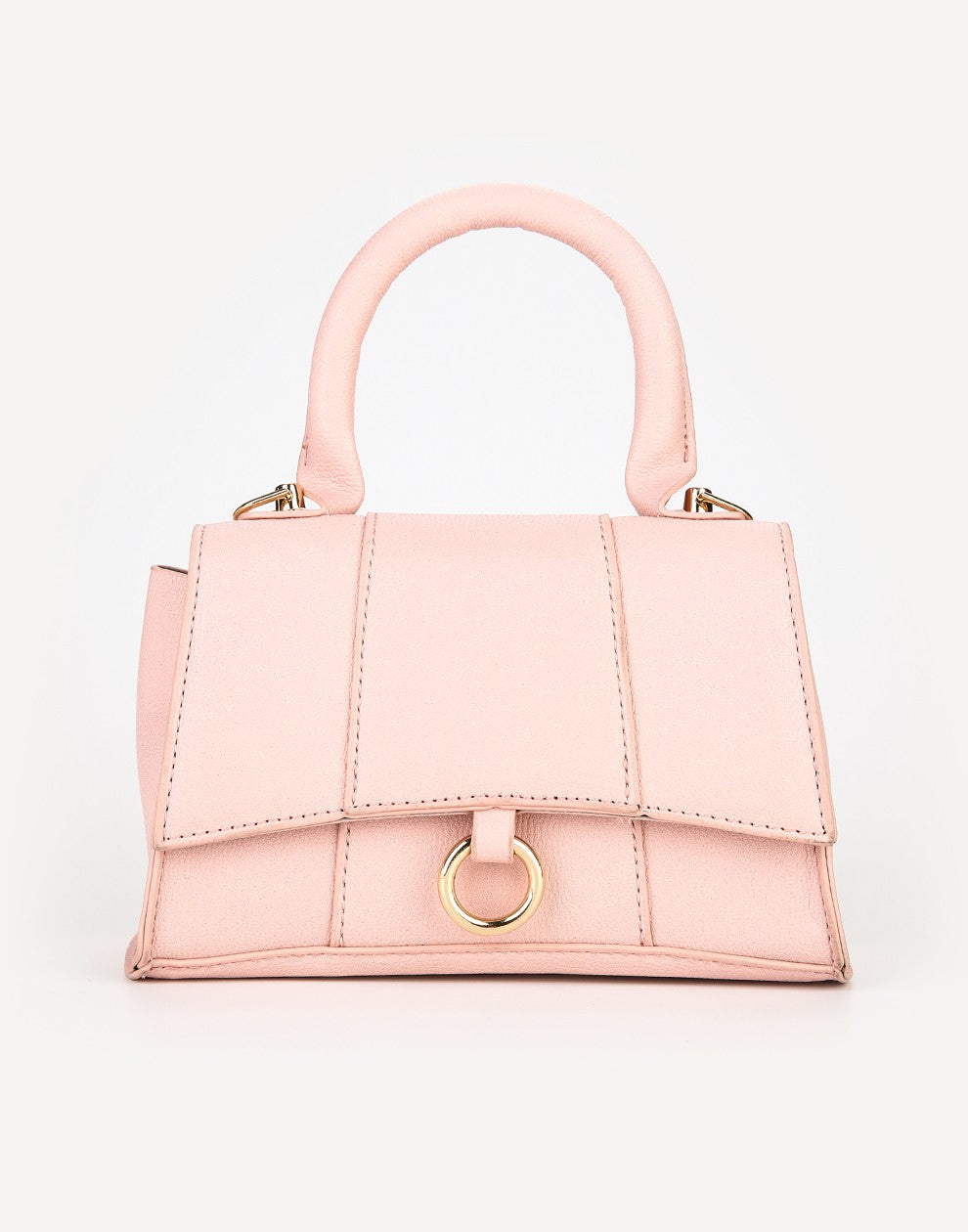 Tas met handvat roze