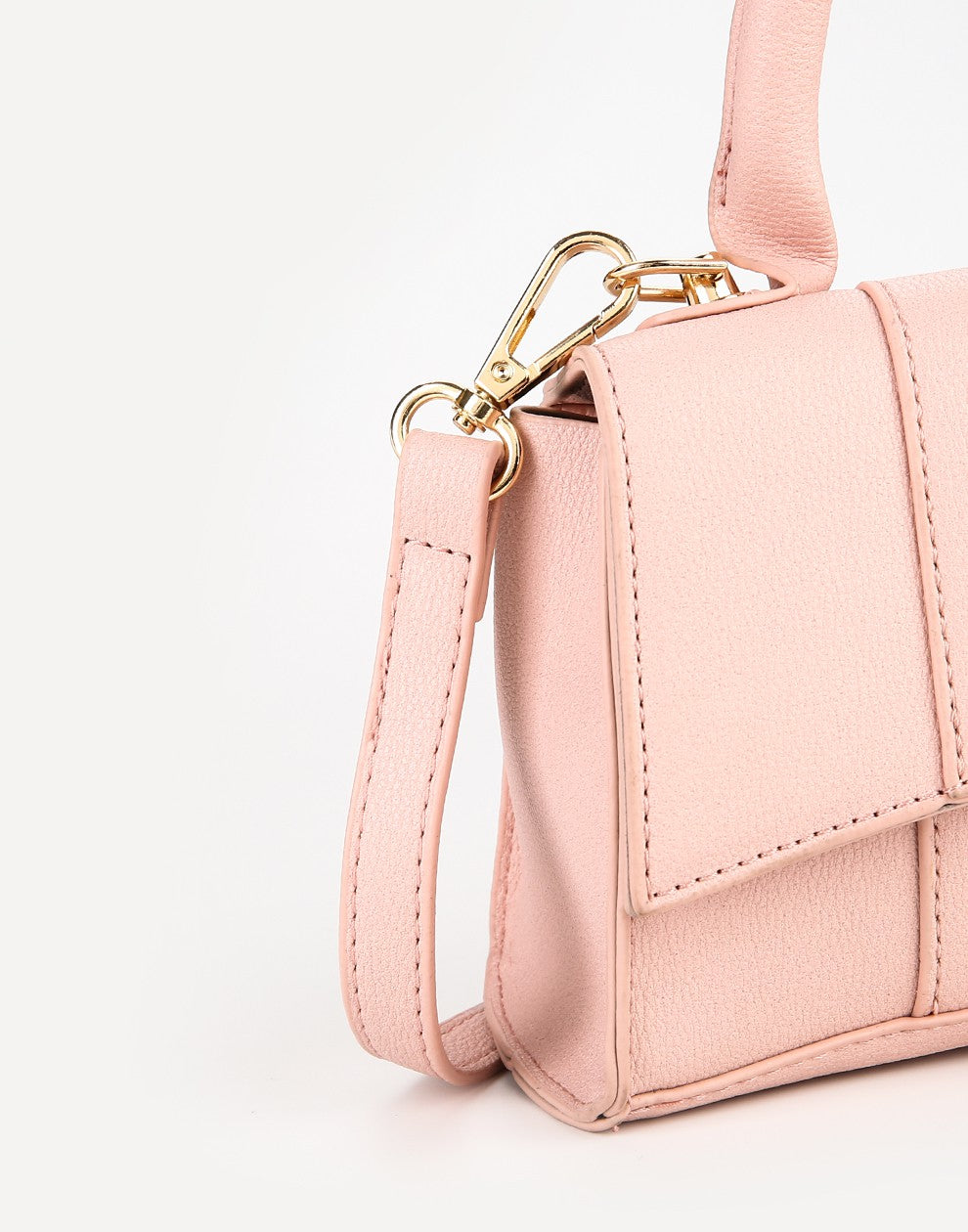 Tas met handvat roze