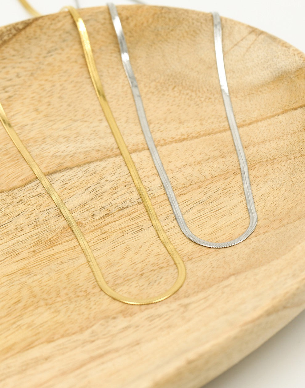 Ketting snake 2mm goudkleurig