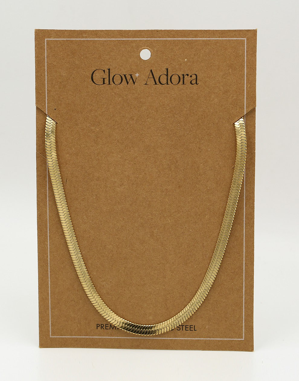 Ketting Snake 5mm goudkleurig