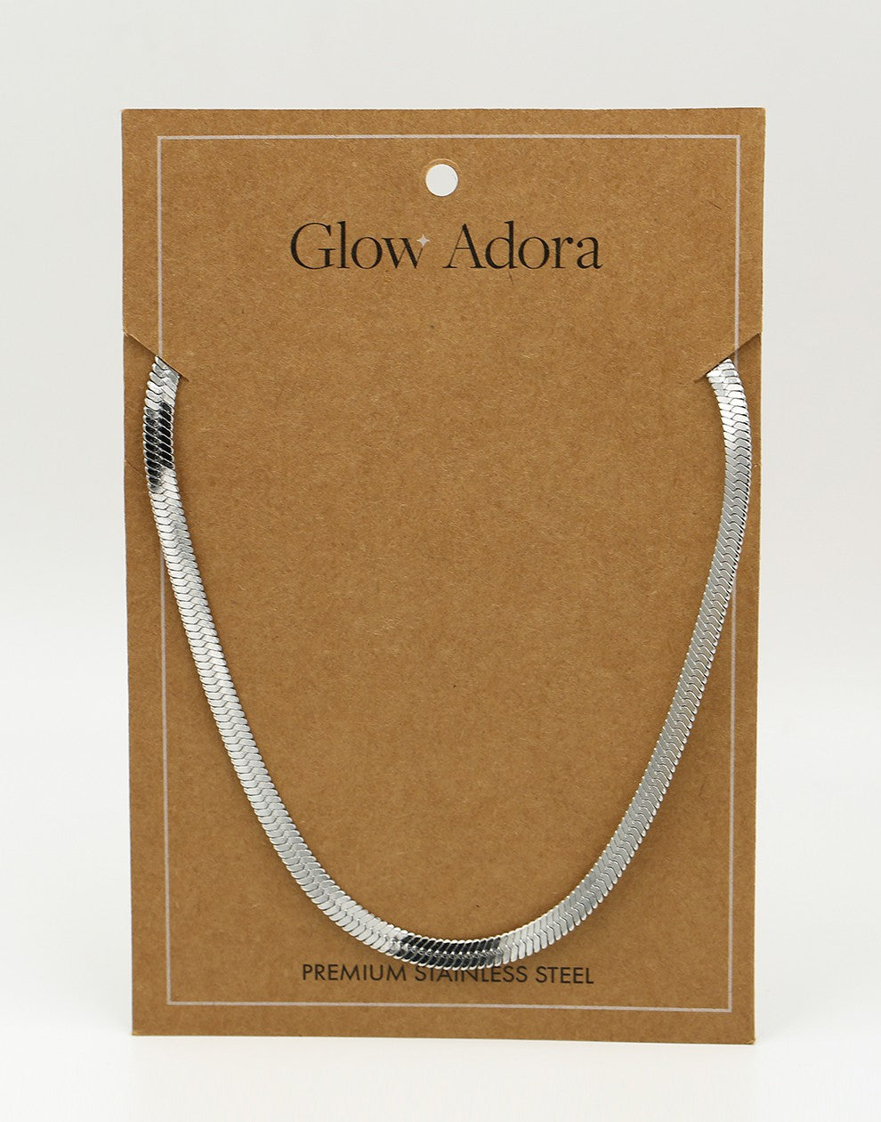 Ketting Snake 5mm zilverkleurig
