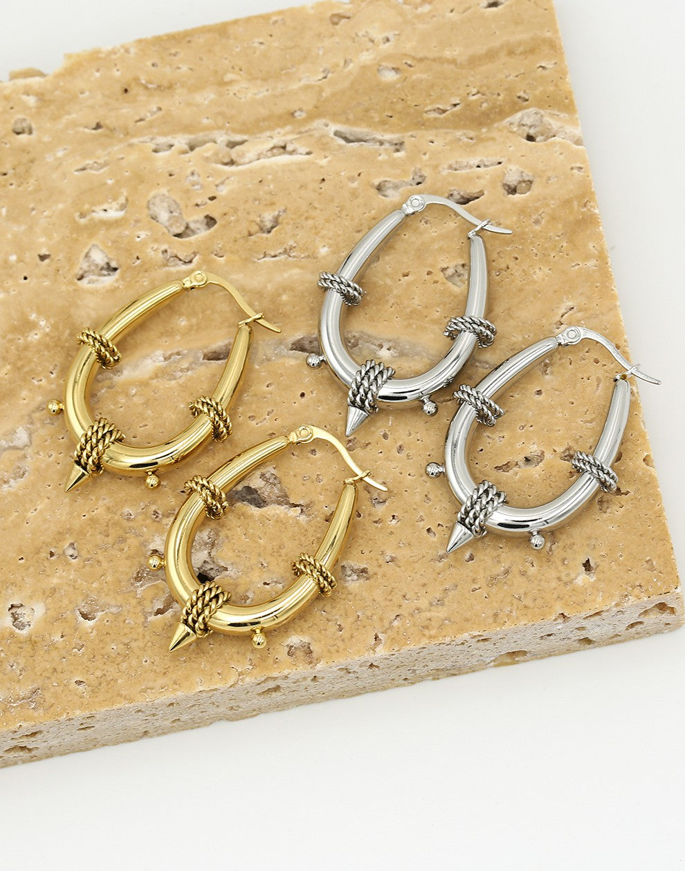 Hoops bali goudkleurig