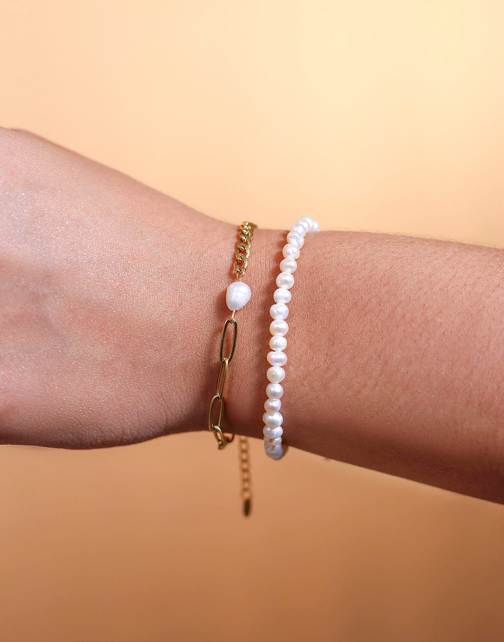 Parel kralen armband