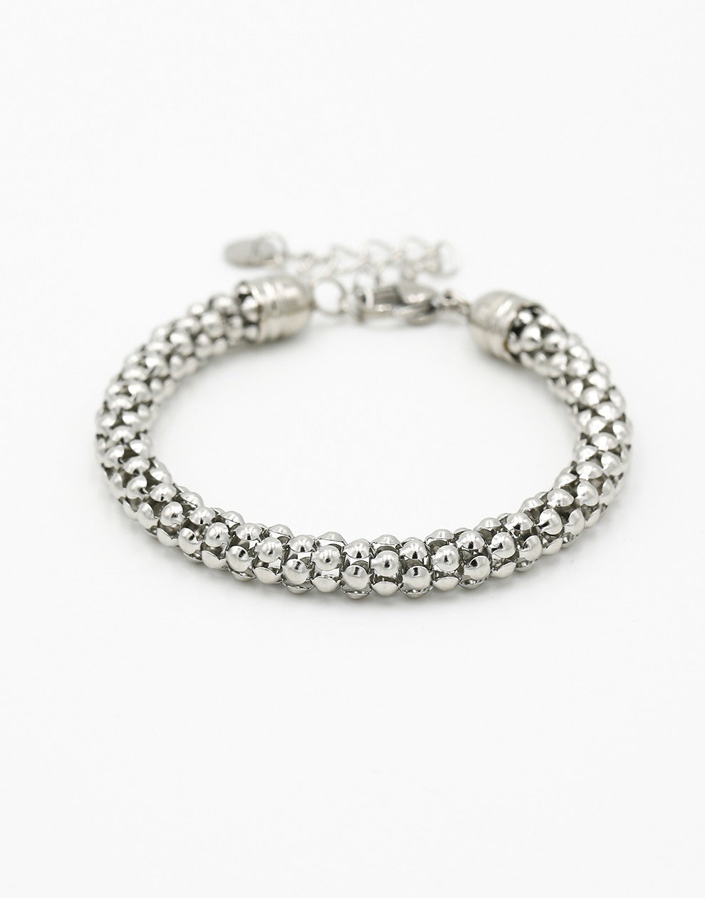 Armband cobra schakel zilverkleurig