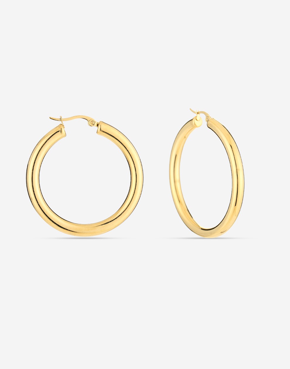 Chunky hoops 30mm goudkleurig