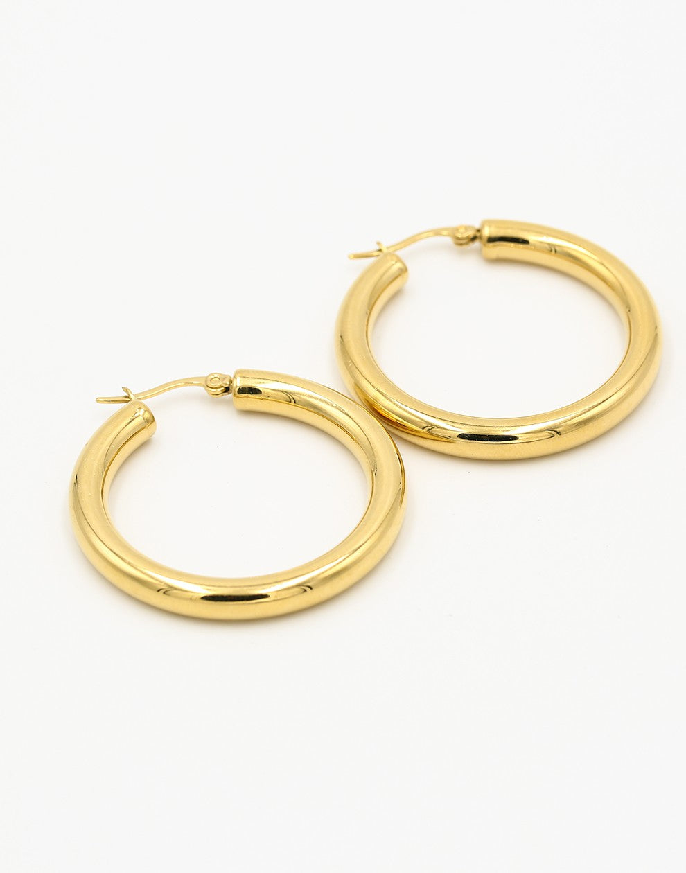 Chunky hoops 30mm goudkleurig