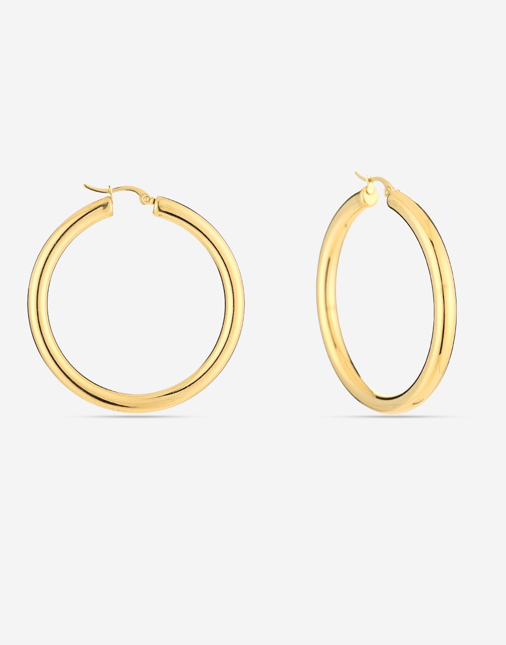 Chunky hoops 40mm goudkleurig